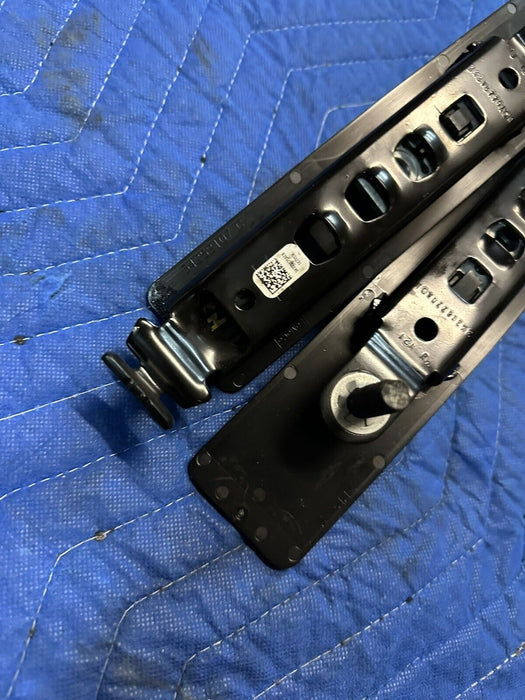 2020 FORD F350 PLATINUM DIESEL FRONT LEFT RIGHT SEAT BELT ADJUSTER BLACK SET OEM