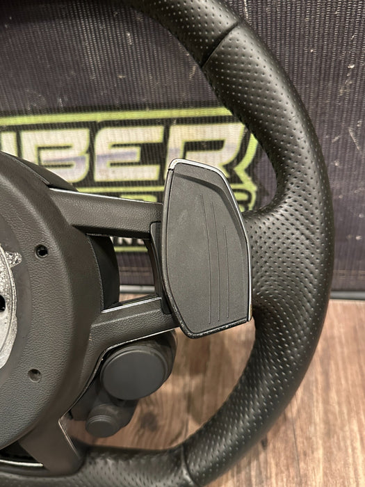 2021 AUDI R8 LEATHER STEERING WHEEL W PADDLE SHIFTERS OEM *COSTMETIC FLAWS/READ*