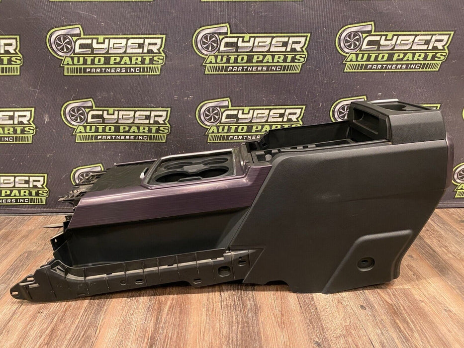 2020-2022 FORD F250 F350 F450 LIMITED CENTER CONSOLE W/ PURPLE TRIM BEZEL OEM