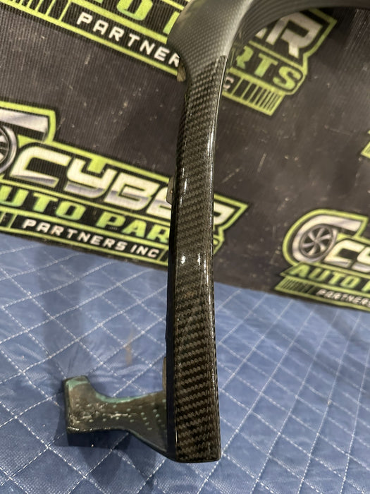 2014 AUDI R8 DASH DASHBOARD CARBON FIBER COVER FRAME 423 857 171 A OEM ~SCUFFS~