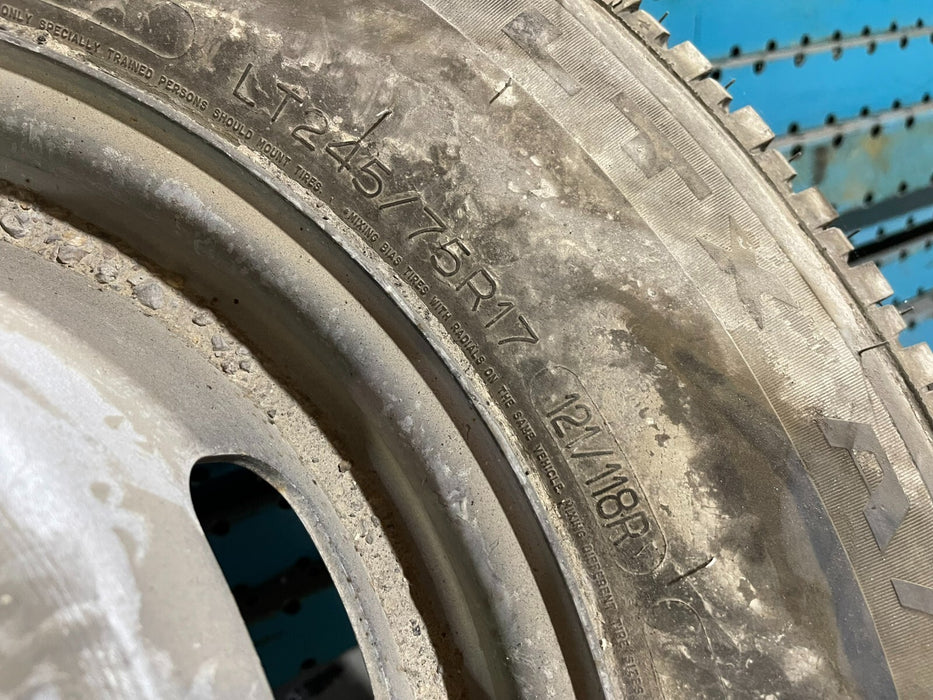 2018 FORD F350 SPARE TIRE WHEEL MICHELIN LTX A/T LT245/75R17 NEW 2017 2019 2020