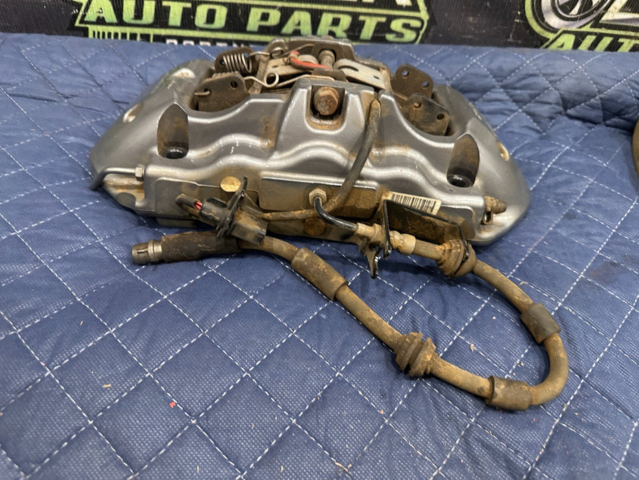 2014 AUDI R8 BREMBO FRONT LEFT CARBON CERAMIC BRAKE CALIPER OEM *READ*