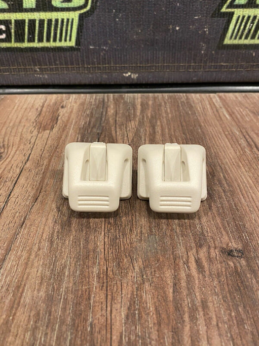 2020-2022 FORD F250 F350 F450 LIMITED HEADLINER COAT HOOKS OEM (WHITE) *READ*