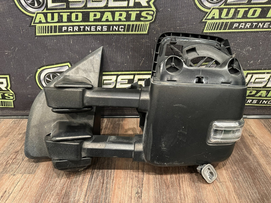 2017-19 FORD F250 F350 F450 LEFT TOW MIRROR W CAMERA OEM *DAMAGED*
