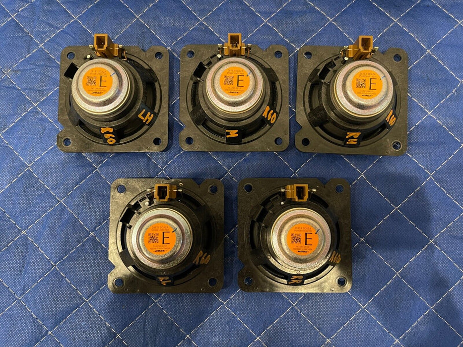 2017 INFINITI Q50 RED SPORT FRONT & REAR BOSE AUDIO SPEAKERS ASSEMBLY OEM