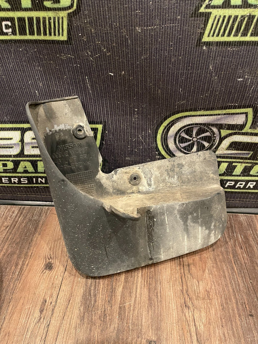 2017 NISSAN TITAN XD RESERVE REAR LEFT SPLASH GUARD MUD FLAP OEM 999J2 W4007