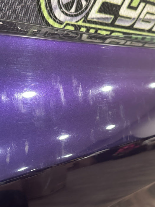 2014 AUDI R8 SPYDER RIGHT PURPLE DOOR SHELL W WINDOW OEM *FLAWS/READ*