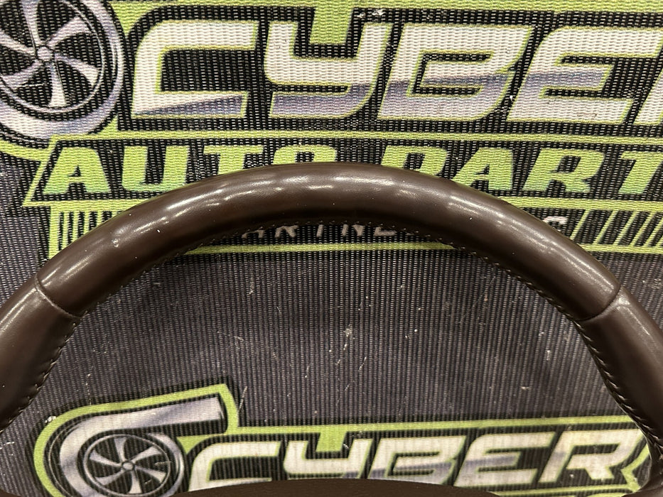 2017-19 FORD F250 F350 F450 LIMITED BROWN STEERING WHEEL ADATIVE & STEERING OEM