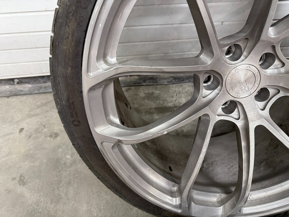 2024 BMW M3 G80 M4 G82 G8X BC FORGED WHEELS RIMS TIRES 5X112 *DAMAGE*