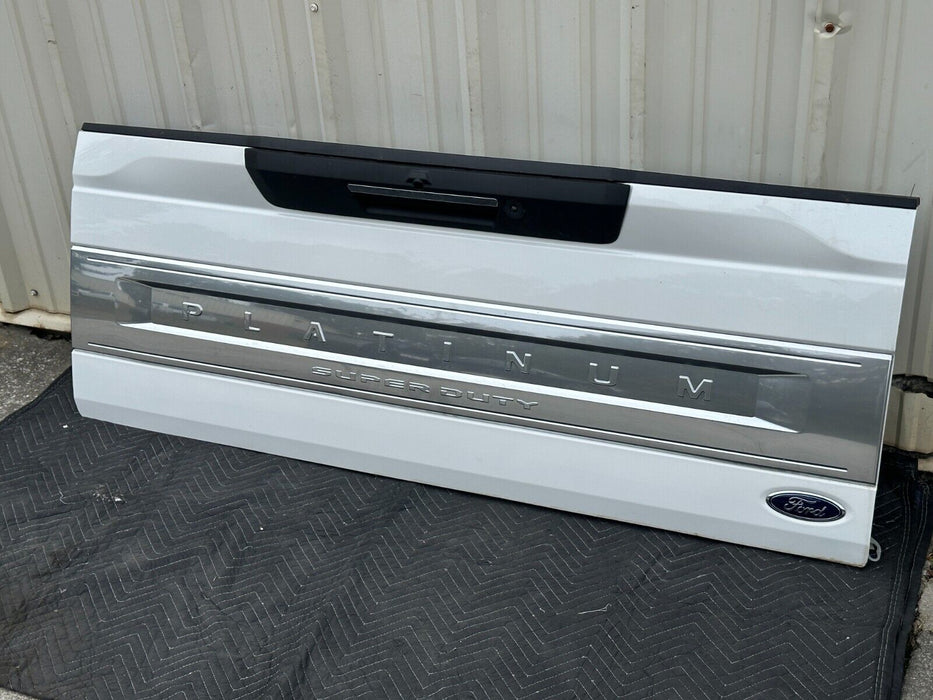 2020 2021 2022 FORD F250 F350 F450 PLATINUM STAR WHITE TAILGATE TAIL GATE OEM