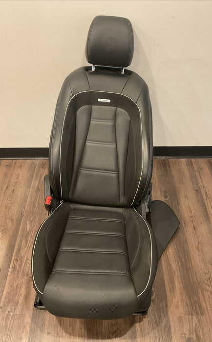 2017-2022 MERCEDES-BENZ E63S AMG W213 FRONT DRIVER SEAT HEATED BLACK OEM~DAMAGE~