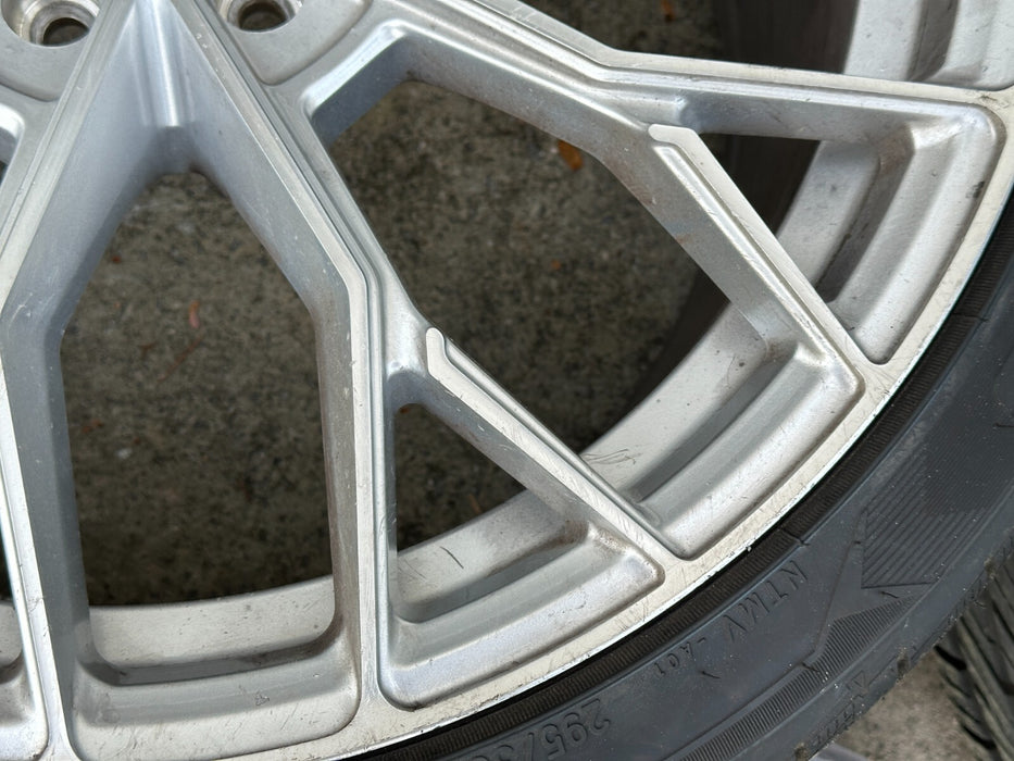 5x108 GWG Wheels 20x10.5 REARS 20x9 FRONTS FORD JAGUAR NEW NITTO TIRES