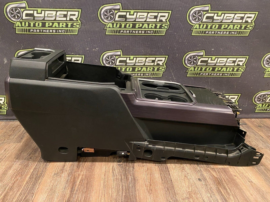 2020-2022 FORD F250 F350 F450 LIMITED CENTER CONSOLE W/ PURPLE TRIM BEZEL OEM