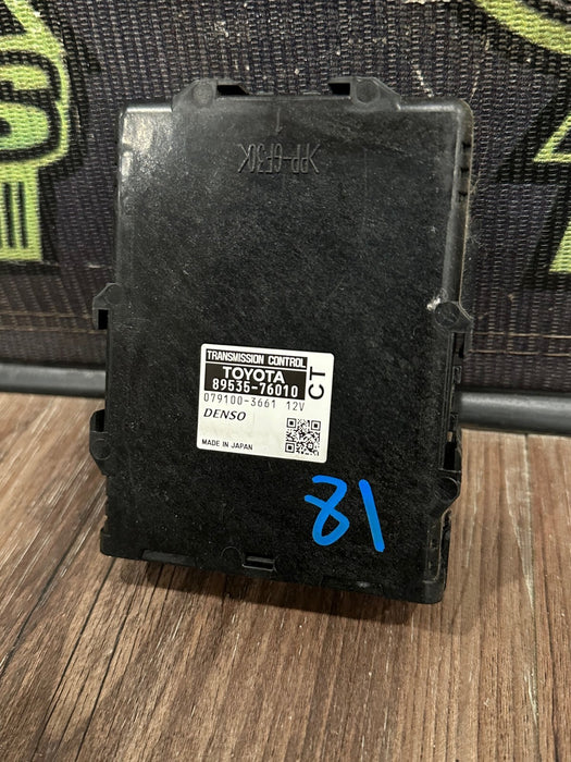 2014 TOYOTA PRIUS V TCM TRANSMISSION COMPUTER MODULE OEM
