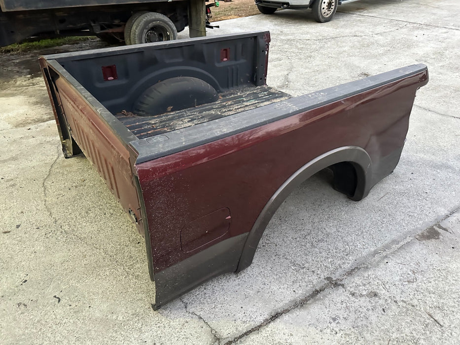 2017-2022 FORD F250 F350 6' 9" SHORT BED TWO TONE W/ FLARE RED OEM *DAMAGE*