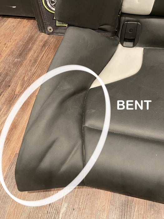 2020 BMW M4 F82 REAR BACK SEAT LEATHER CUSHIONS HERITAGE EDITION OEM *READ/BENT*