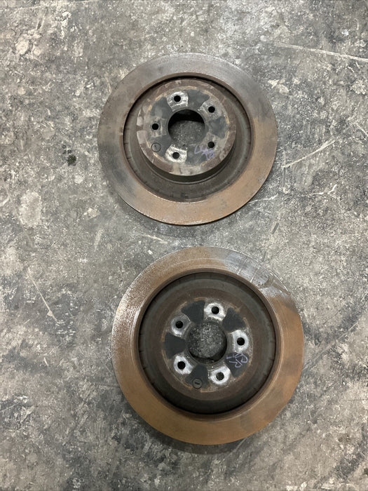 2017 NISSAN 370Z NISMO AKEBONO REAR RIGHT AND RIGHT ROTOR OEM 2009-2020