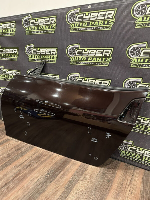 2010 NISSAN 370Z DRIVER LEFT DOOR SHELL BLACK CHEERY (NAG) OEM *READ DESC/FLAWS*