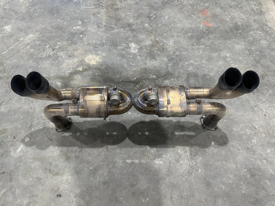 2014 PORSCHE 911 TURBO S 991 Fi Exhaust SYSTEM TITANIUM VALVED