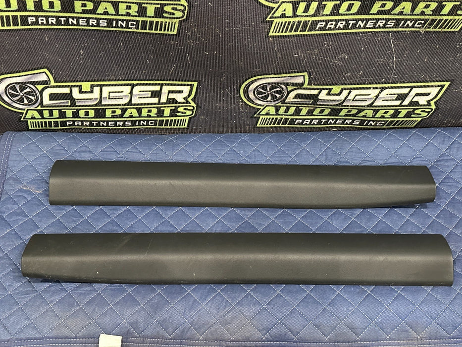 2014 AUDI R8 OEM LEFT RIGHT INNER DOOR SILL SCUFF PLATE COVER TRIM 420 853 906