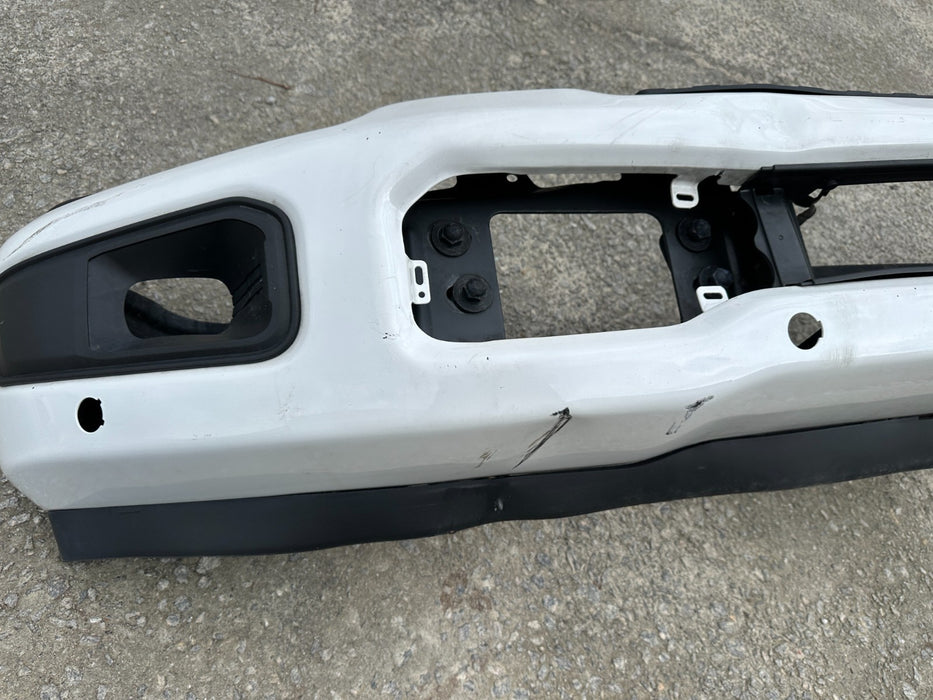 2023-2024 FORD F250 FRONT BUMPER STAR WHITE (AZ) OEM *SEE PICS 3-13/READ DESC*