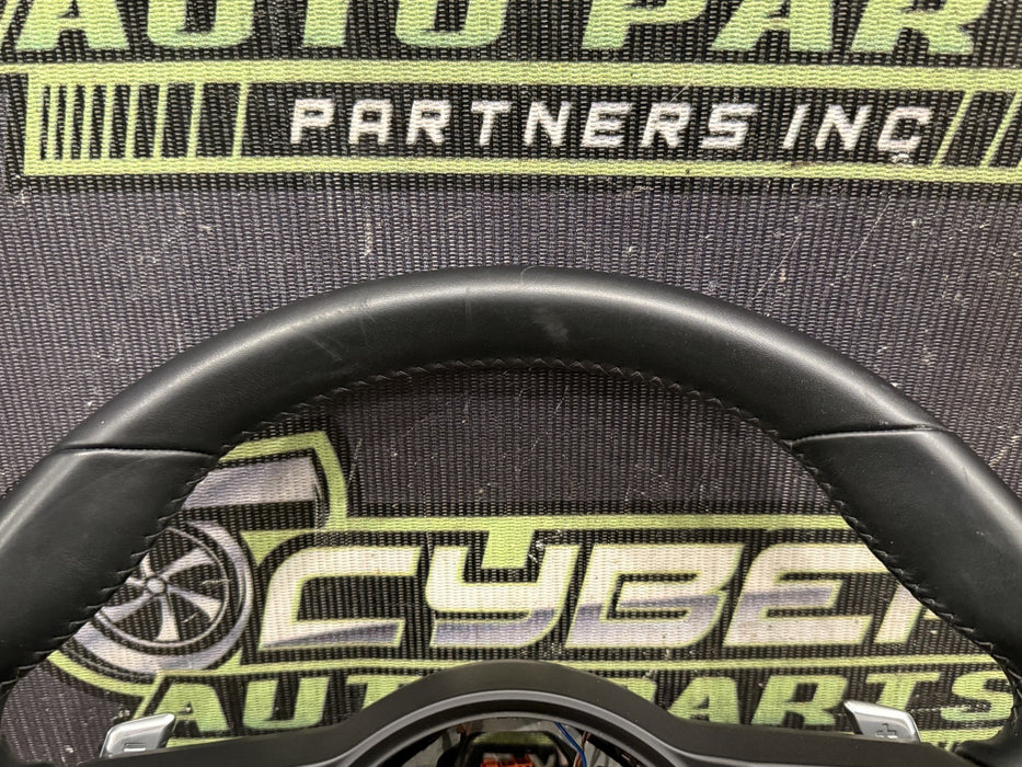 2014 PORSCHE 911 TURBO S 991.1 TO 991.2 CONVERSION BLACK STEERING WHEEL OEM