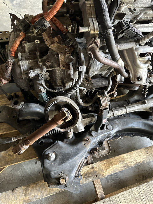 2014 Toyota Prius V Engine and Transmission W/ Subframe Assembly OEM 394K Miles