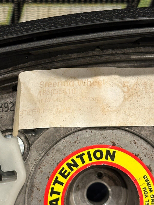 2019 FORD F250 F350 F450 BLACK LEATHER STEERING WHEEL ADAPTIVE CRUISE OEM ~WEAR~