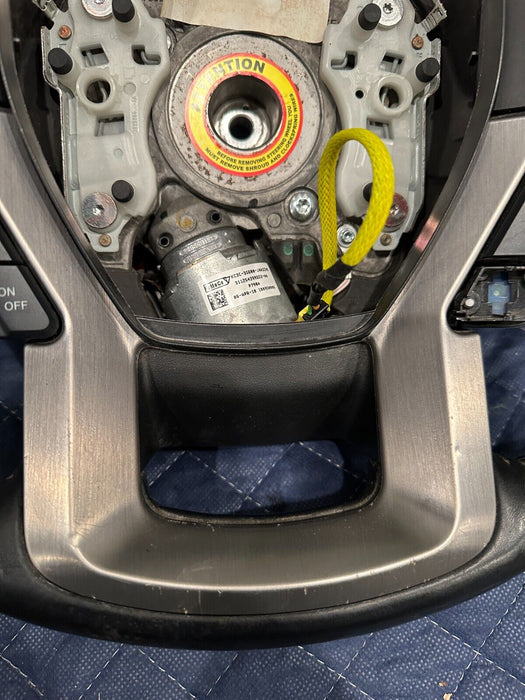 2019 FORD F250 F350 F450 BLACK LEATHER STEERING WHEEL ADAPTIVE CRUISE OEM ~WEAR~