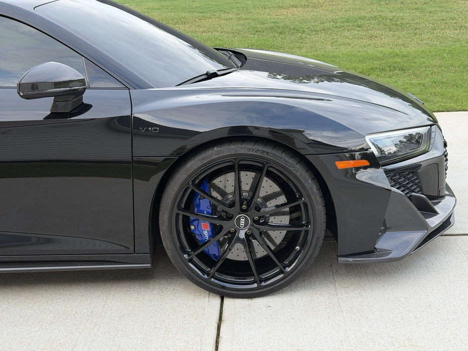 HRE P104 WHEELS 5X112 AUDI R8 HURACAN 20X9 +38 FRONT 20X12 +46 REAR GLOSS BLACK