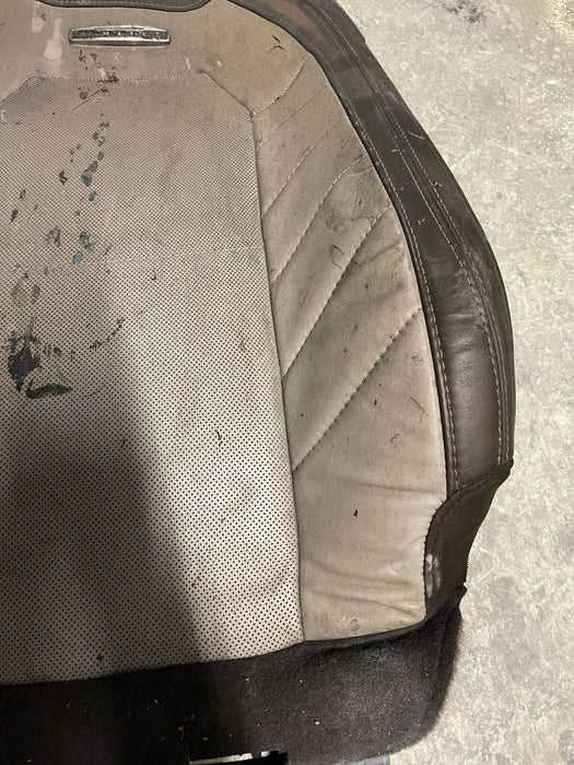 2018-2022 FORD F250 F350 F450 LIMITED PASSENGER SEAT BACK ONLY *BURN DAMAGE* OEM
