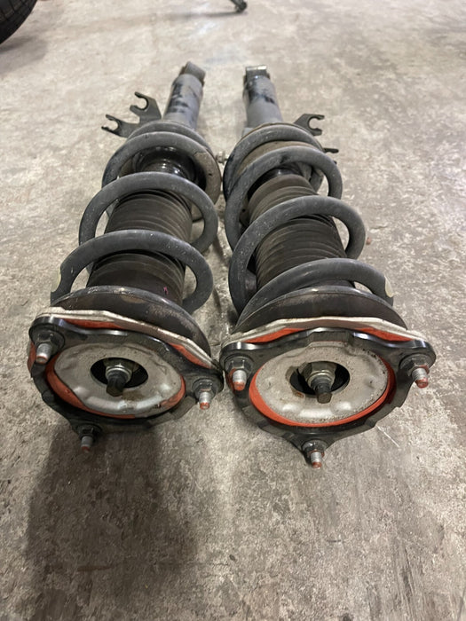 2016 NISSAN 370Z FRONT STRUT SHOCK SPRING ASSEMBLY PAIR OEM 2009-2020