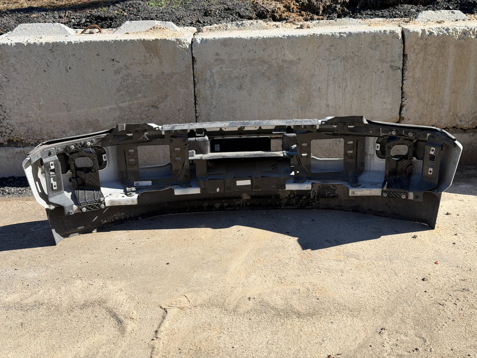 2023 2024 2025 2026 FORD F250 F350 PLATINUM STAR WHITE FRONT BUMPER ASSEMBLY OEM