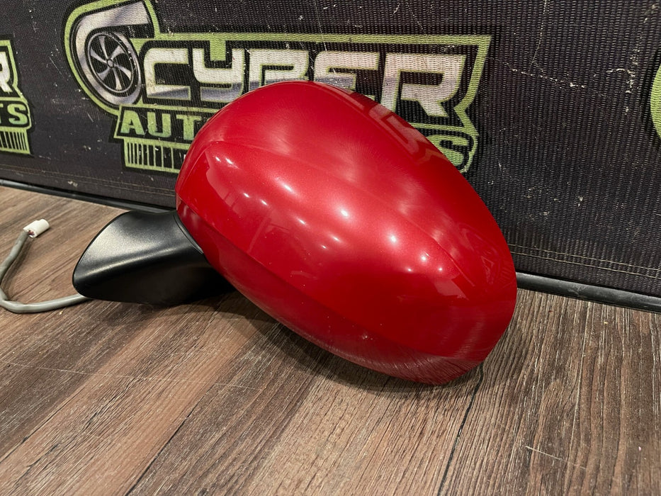 2014 TOYOTA PRIUS V DRIVER LEFT SIDE VIEW HEATED DOOR MIRROR W/RED CAP COVER OEM