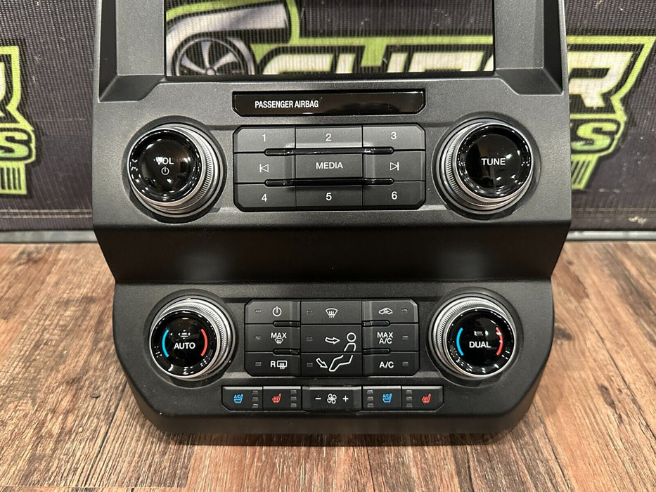 2017-2019 FORD F250 F350 DASH CENTER HVAC CLIMATE CONTROL BEZEL OEM *READ/SCUFFS