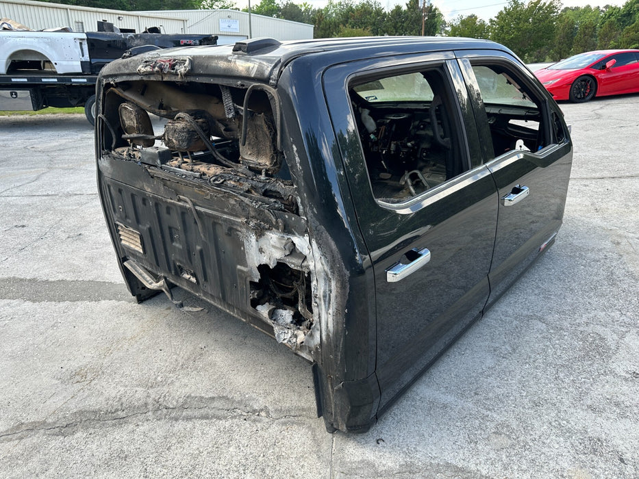 2023 2024 FORD F250 F350 F45 CAB SHELL WITH DOORS OEM *BURN DAMAGE*