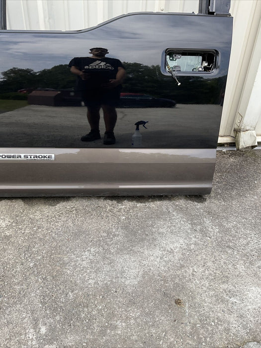 2017-2022 FORD F250 F350 F450 BLACK (G1,H5) FRONT DRIVER LEFT DOOR OEM