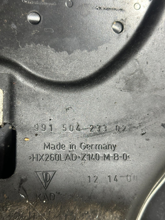 2014 PORSCHE 911 TURBO S FUEL TANK LOWER SUPPORT BRACE BRACKET OEM 99150423302