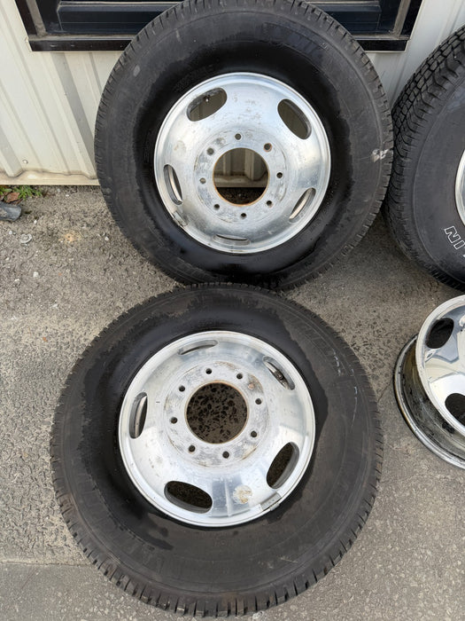 2017-2019 FORD F350 DRW DUALLY WHEELS RIMS TIRES ALUMINUM STEEL 8X200 OEM