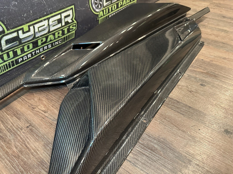 2015-2019 LAMBORGHINI HURACAN LP610-4 LP580-2 CARBON FIBER ENGINE AIR VENTS
