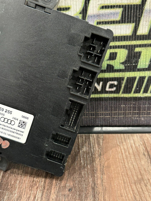 2017-18 AUDI R8 SPYDER CONVERTIBLE ROOF CONTROL MODULE OEM 4S7 959 255
