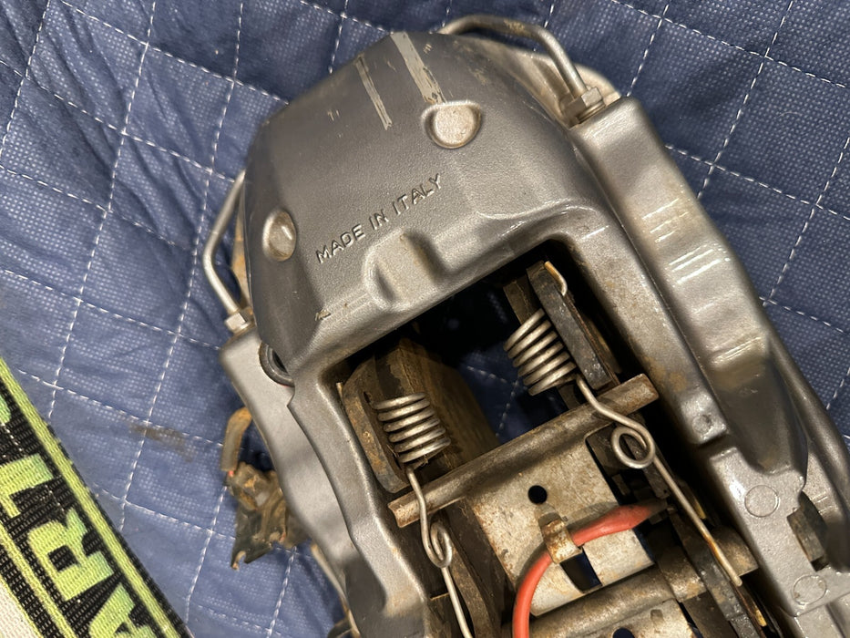 2014 AUDI R8 BREMBO FRONT LEFT CARBON CERAMIC BRAKE CALIPER OEM *READ*