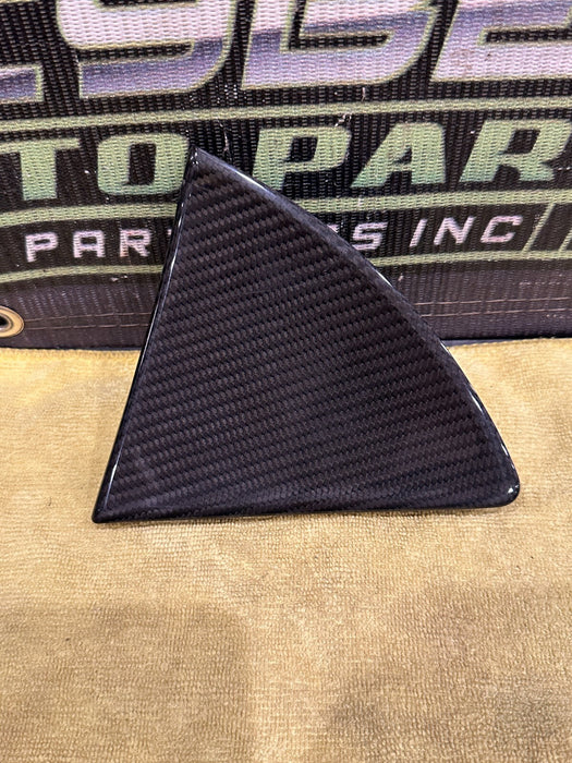 2021 AUDI R8 RIGHT DOOR PANEL CARBON FIBER TRIM OEM *SCUFF/READ*