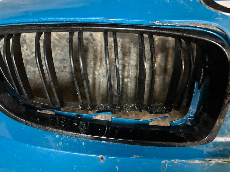 2015-2020 BMW M4 F82 FRONT BUMPER LAGUNA SECA BLUE (448) ~DAMAGE~