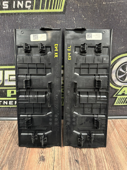 2017-2022 FORD F250 F350 F450 PLATINUM REAR LEFT RIGHT KICK PLATES OEM *SCUFFS*