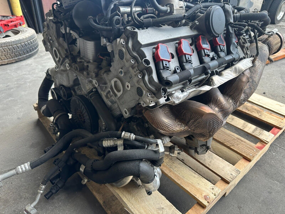 2017 2018 AUDI R8 PLUS LAMBORGHINI HURACAN 5.2L V10 ENGINE TRANSMISSION PULLOUT