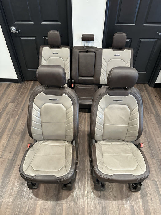 2017 FORD F250 F350 F450 LIMITED SEATS FRONT REAR HEATED COOLED OEM 2017-2019