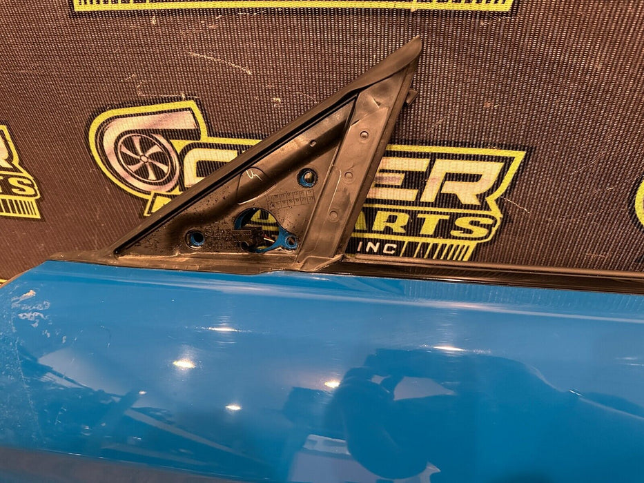 2015-2020 BMW M4 F82 FRONT LEFT DRIVER DOOR LAGUNA SECA BLUE 448 MINOR SCRATCHES