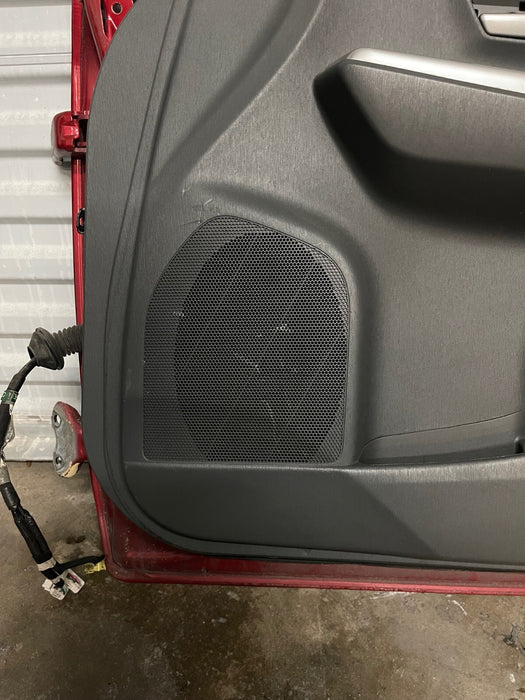 2014 TOYOTA PRIUS V FRONT RIGHT RH RED DOOR W PANEL OEM *SUN DAMAGE* (READ!)