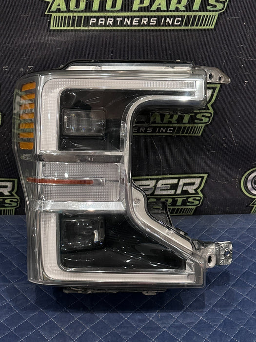 2020 2021 2022 FORD F250 F350 F450 RIGHT PASSENGER SIDE LED HEADLIGHT OEM ~CRACK